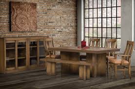 Bring family and friends together around the beauty and strength of a solid wood dining table. Biscoe Real Wood Dining Set Countryside Amish Furniture