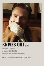 Knives Out Polaroid Poster In 2020 Film Posters Minimalist Movie Posters Minimalist Film Poster Design