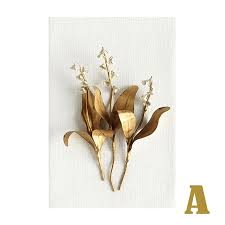 Maybe you would like to learn more about one of these? Golden Plant Leaves And Flowers Wall Art Canvas Painting Wall Pictures For Living Room Nordic Decor Buy At A Low Prices On Joom E Commerce Platform