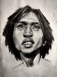 Stepped away from studying the fundamentals for a little to do a referenced  drawing for a buddy.