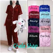10 rekomendasi baju tidur perempuan yang bikin kamu tetap cantik saat terlelap. Jual Piyama Baju Tidur Wanita Murah Agustus 2021 Bukalapak