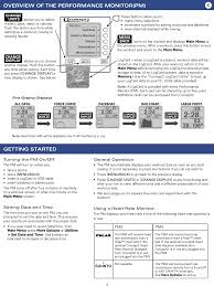 pm4 rowing machine performance monitor user manual