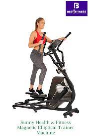 Sunny Health Fitness Magnetic Elliptical Trainer Machine Elliptical Machine Elliptical Elliptical Trainer