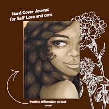 Black Girl Art Affirmation Hardcover Journal