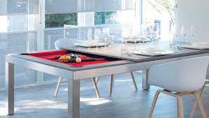 Connexity coyote_sc plank & hide. Contemporary Pool Table Brushed Stainless Steel Fusiontables Convertible Dining Table High End Commercial