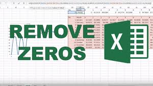 How To Remove Blank Zero Values From A Graph In Excel