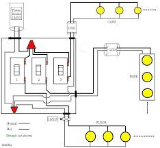 Three way switching schematic wiring diagram. How To Wire Three Switches On One Circuit Diy Home Improvement Forum