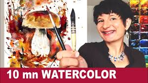 See more ideas about watercolor, watercolor art, watercolor paintings. I Painted This In 10 Mn Mushroom Watercolor Painting Youtube