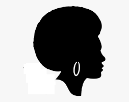 Download Afro Girl Svg Clip Arts African Woman Face Silhouette Hd Png Download Kindpng