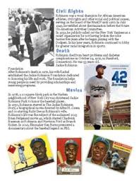 Jackie Robinson Activity Packet