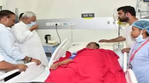 Bihar Minister afaque alam got brain stroke airlifted