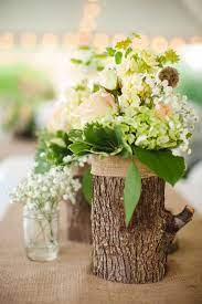 Log Vases Log Coasters And Center Pieces Perfect For Rustic Natural Weddings Or Home Rustic Wedding Centerpieces Wedding Centerpieces Wedding Decorations