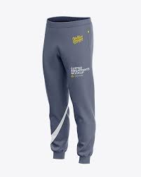 Men S Cuffed Sweatpants Mockup Front Left Half Side View In Apparel Mockups On Yellow Images Object Mockups Clothing Mockup Shirt Mockup Sweatpants