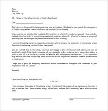 Free sample and example letters. Free 11 Written Warning Templates In Pdf