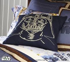 Darth Vadar Pillow Decorative Shams Pottery Barn Kids Pillows Star Wars Bedroom