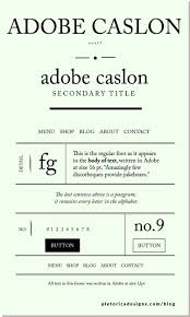 lets type adobe caslon pro typography typography