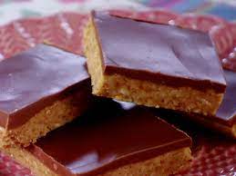 No Bake Chocolate Pretzel Peanut Butter Squares Recipe Food Network Recipes Desserts Peanut Butter Squares