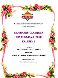 Kejohanan sukan tahunan sk kandis 2019. Buku Program Sukan Sekolah Zon Nusajaya