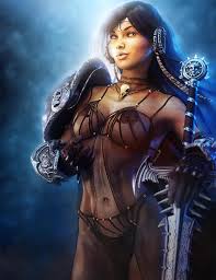 Dark Haired Warrior Woman Fantasy Art By Shibashake Deviantart Com On Deviantart Fantasy Female Warrior Warrior Woman Fantasy Art Women