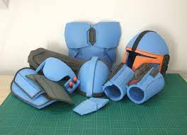 Mandalorian Beskar Complete Armor Template Set Eva Foam Mandalorian Template Patern Diy Make It Yourself Mandalorian Cosplay Mandalorian Eva Foam Armor