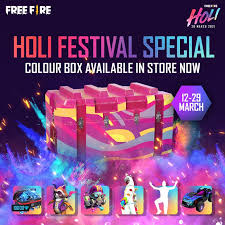 Redeem these codes and get amazing rewards including gun skins, dresses, and diamonds totally free! Get Free Rewards From Free Fire New Event Color Box Crate