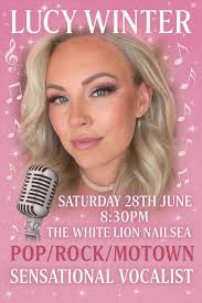 The amazing Lucy Winters! Live from 8:30pm.