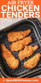 Air Fryer Chicken Tenders Are So Perfectly Crispy Yet Still So Tender And Air Fryer Dinner Recipes Air Fryer Recipes Chicken Tenders Air Fryer Recipes Healthy