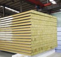 Building Material Insulation Wall/Roof Panels Rock Wool Sandwich Panel with  Factory Price