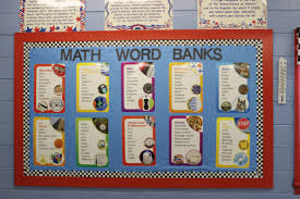 Math Word Bank Math Word Wall Middle School Math Word Walls Math Words