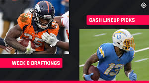 Follow the rest of the instructions in the file. Week 8 Draftkings Picks Nfl Dfs Lineup Advice For Daily Fantasy Football Cash Games