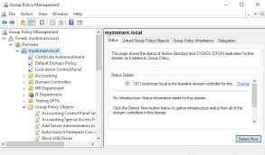 Checking The Replication Status Via Gpmc Mastering Windows Group Policy