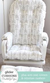 Glider Cushions Rocker Cushions Rocking Chair Cushions Glider Rocker Cushions With Ottoman Cushion In 2021 Rocking Chair Makeover Glider Rocker Cushions Rocking Chair Nursery