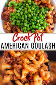 Crockpot goulash recipe smooth crockpot goulash is the correct make ahead meal for busy families! American Goulash Crock Pot Recipes Easy Crockpot Goulash Recipe