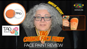 Ruby Red Orange Face Paint Review by Margie Nugent 