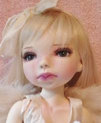 ENCHANTING OOAK ANGEL LAYLA BY KIM LASHER A SD BJD WITH OUTFIT, WINGS, ETC. 