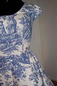 Toile Dress Toile Dress Blue Toile Dresses