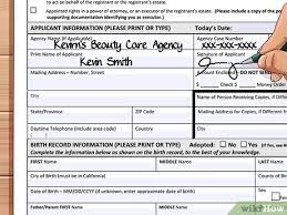 How To Obtain A Copy Of Your Birth Certificate In California