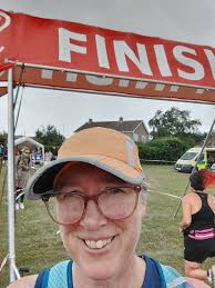 Did The walkington 10K in the rain and wet! Still made top 10 female so  happy 😀