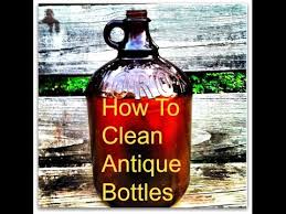 An antique glass piece can create a unique and attractive focal point on a shelf or table, and collecting several of these gems is a fun and interesting lesson in the a professional conservator will know how to clean and dry your glass without causing damage. How To Clean Antique Bottles Youtube
