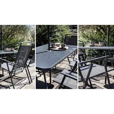 Table De Jardin 6 Places Et Parasol Bormes Taille 6 Pers Table De Jardin Parasol Et Agrement De Jardin