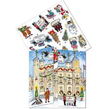 The Tower Of London Advent Calendar Would Suit The Home Or Classroom With Doors To Open Advent Calenders Traditional Advent Calendar Beautiful Greeting Cards