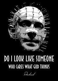 Black And White Horror Movie Posters Pinhead Poster Print By Bgw Beegeedoubleyou Displate Horror Quotes Horror Artwork Horror Movie Icons