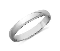 Ring mountings are custom made to fit the center diamond, and finger size, it may be necessary for us to place a custom order with gabriel & co. Classic Wedding Ring In 14k White Gold 3mm Blue Nile