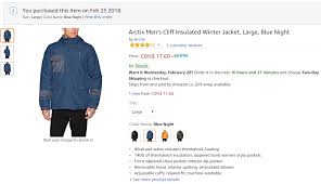 Amazon Canada Arctix Mens Cliff Insulated Winter Jacket
