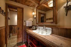 Your western or mountain home is not complete without a rustic bath. 20 Interesting Western Bathroom Decors Home Design Lover