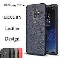 Samsung Galaxy S9 Plus Luxury Faux Leather Design Cover Shockproof TPU Case  Navy | eBay