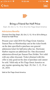 Maybe you would like to learn more about one of these? Question About Friend Guest Tickets With Season Pass Sixflags