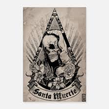 More images for santa muerte dibujo » Santa Muerte Poster Posteres Spreadshirt