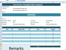 13 Report Tax Invoice Example Nz Maker With Tax Invoice Example Nz Cards Design Templates