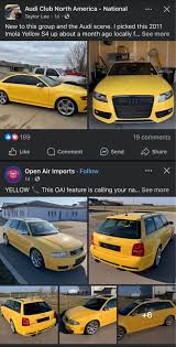 Image result for Imola Yellow 2011 S4